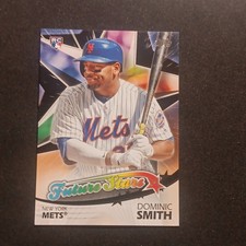 Topps 2018 Future Stars Dominic Smith #FS-4 New York Mets Rookie Baseball Card. rookie card picture