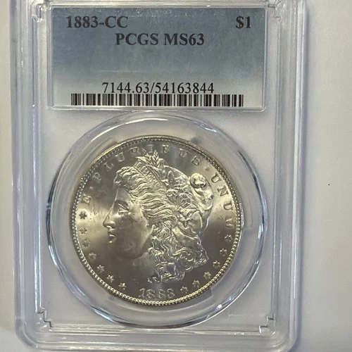 1883-CC PCGS MS-63 MORGAN SILVER DOLLAR