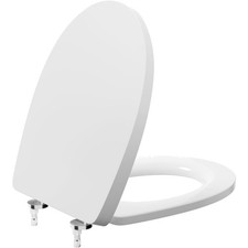 WC Sitz Absenkautomatik Soft Close oval weiß Easy Fix Toilettendeckel