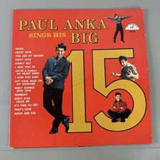 Paul Anka – Sings His Big 15 [1960 First Pressing, ABC-Paramount ABC-323, Mono]