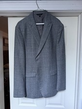 Mens Banana Republic Slim Charcoal Gray Blazer 44R