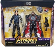 HASBRO MARVEL LEGENDS SERIES AVENGERS INFINITY WAR WINTER SOLDIER & FALCON SET