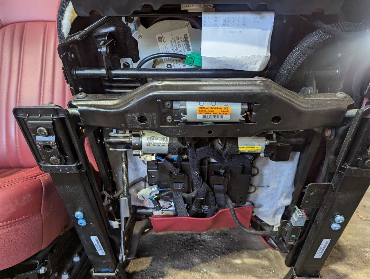2014 - 2017 MASERATI GHIBLI RED INTERIOR SET 