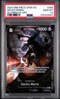 2024 ONE PIECE OP06-WINGS OF THE CAPTAIN ALTERNATE ART #086 GECKO MORIA PSA 10