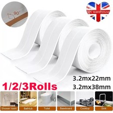 1-3Pcs Self-Adhesive Bath Sealant Strip Flexible Waterproof Caulk Seal Tape