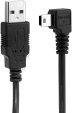 chenyang Mini USB Cable 2.0 Male to 5 Pin 0.5M, Left Angled