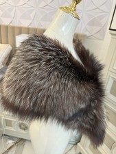 Real Fox Fur Shawl One Size