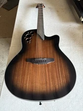 ovation mid depth celebrity ce44p - ablkw-gccv22090440 acoustic electric guitar