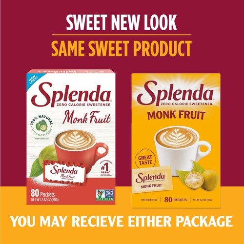 Splenda Monk Fruit kalorienfreier Süßstoffersatz auf pflanzlicher Basis, Keto - Bild 3 von 7