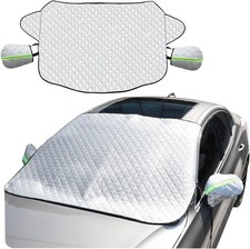 4-Layer Windshield Snow Cover with Side Mirror Covers