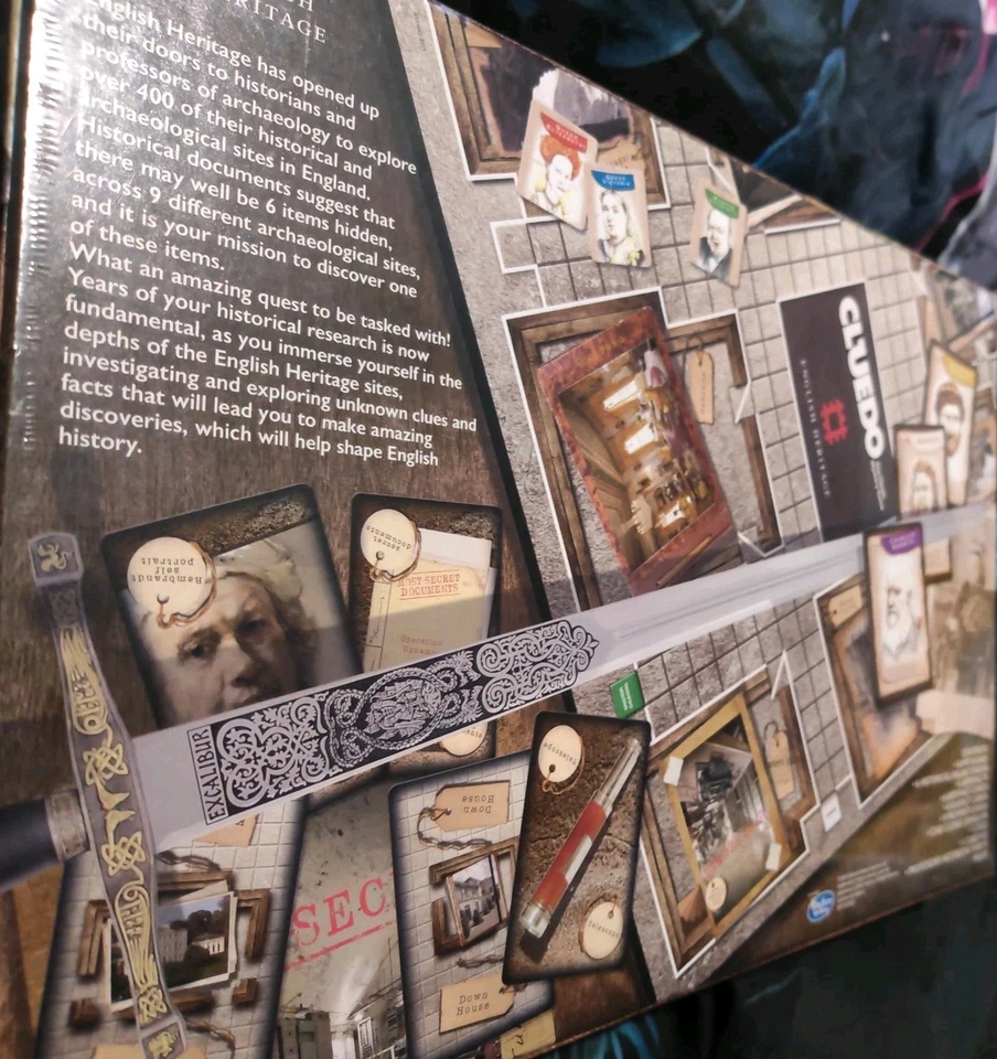 CLUEDO BOARD GAME - ENGLISH HERITAGE EDITION - BRAND NEW & SEALED - Image 2 of 3