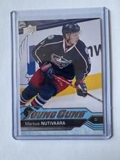 457 Markus Nutivaara - Young Guns  - UD 2016-17 Series 2 Two - Upper Deck