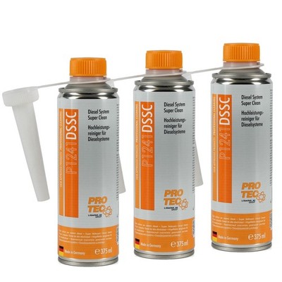 3x 375ml PROTEC Diesel System Super Clean Hochleistungs-Diesel-Systemreiniger