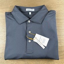 Peter Millar Polo Shirt Men  s XL Performance Stretch Summer Comfort TGA Logo NWT