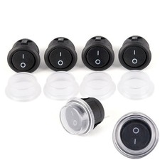 SPST ON/OFF Switch for 6a 250V Switch Waterproof Cover Car Witch Accessories