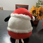 Squishmallows Peanuts Snoopy Dog Plush Santa Hat Red White Black Washable 2024 — photo 3
