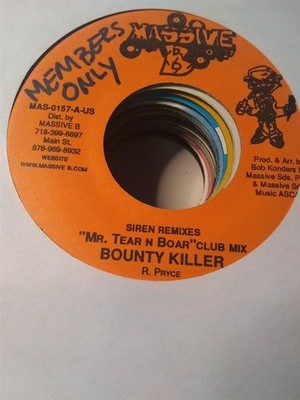 Bounty Killer, Mr Tear n Boar (Siren Remixes) ~ 1998 Massive B 45