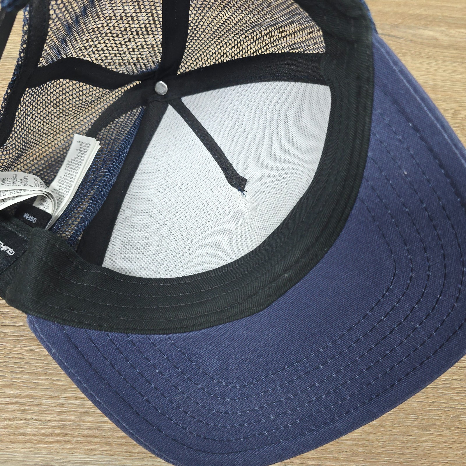 Quicksilver Hat Patch Adjustable Meshback Blue Ca… - image 9