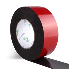 2 Inch X 33Ft Foam Double Sided Tape Weatherproof Mounting Adhesive Tape Roll