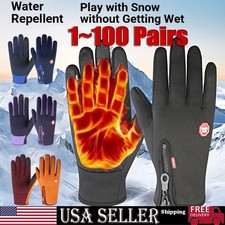 Thermal Waterproof Winter Gloves Touch Screen Warm Mittens Men Women Wholesale