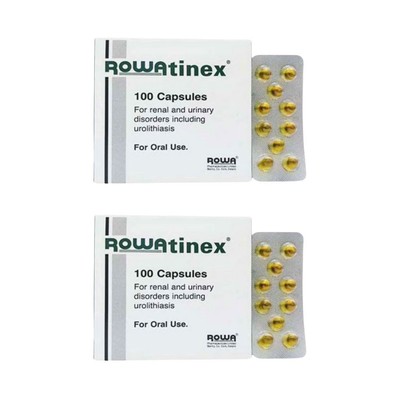2X Rowatinex 100 Caps Renal Urinary Tract Kidney Stones Rowa Disorders