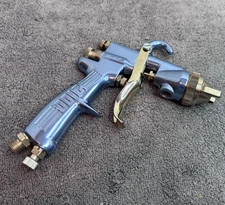 USED Binks 2100 Pressure Feed Conventional Spray Gun 63BSS Nozzle / 66S Cap