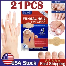 21Pcs Toenail Antiseptic Patch Long Lasting Breathable Fungal Nail Patche US