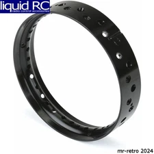 Pro-Line 283706 Pro-Spec Aluminum Rear Rim Black: Promoto-MX