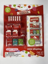 TEENY TINIES MINI DISPLAY SMARTIES CANDY 18 PIECE SET BRAND NEW FAST SHIPPING