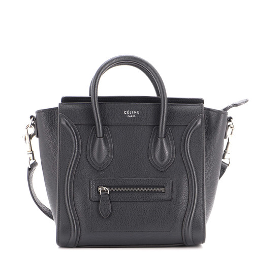 Celine Luggage Bag Grainy Leather Nano