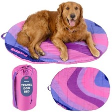 Travel Dog Bed 42" x 30" Foldable Packable for Travel, Road Trip, Ca