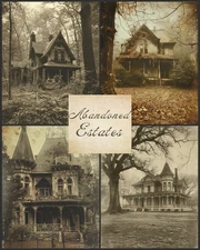 Abandoned Victorian House Prints - Pick Any 10 - GothicHaunted House Art