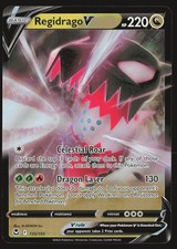 SWSH12: Carta Pokemon Tempesta Argento Regidrago V #135/195