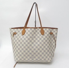 Autentica borsa a tracolla Louis Vuitton Damier Azur Neverfull MM F#50104