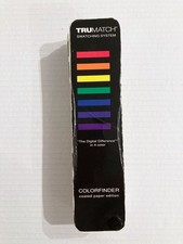 Trumatch Swatching System Color Finder Coated Paper Swatch Print Graphic Design