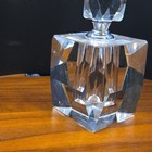 Clear Faceted Crystal Perfume Bottle Atomizer Bottle with Stopper — photo 2