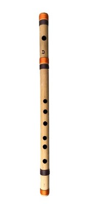 Handgefertigte Holz Bambus Flöte indisches Musikinstrument Bansuri Skala C nepalesisch 
