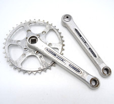 Vintage TA Bike Crankset & 38T Ring 50.4mm BCD Used Marked / Age etc VN-36-A8