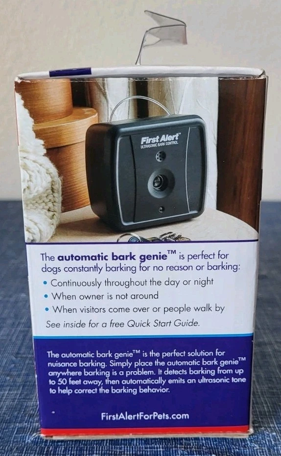 First Alert • Bark Genie • Dispositivo disuasorio ultrasónico automático de corteza • Excelente estado Foto 4 de 4