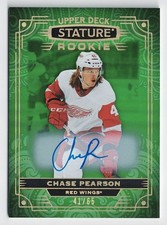 2022-23 Stature Autograph Rookie Auto Green #130 Chase Pearson 41/65