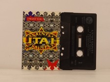 UTAH SAINTS I WANT YOU 75 2 Track Audio Cassette LONDON