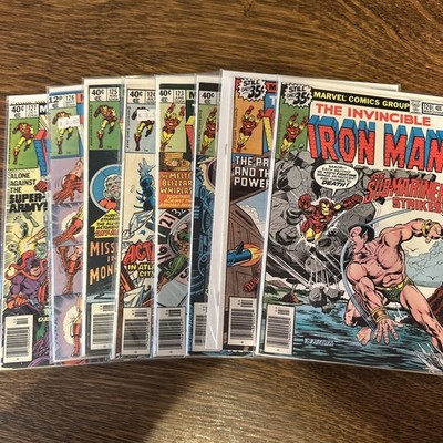 Iron Man #120-127. Complete Run. Read Description