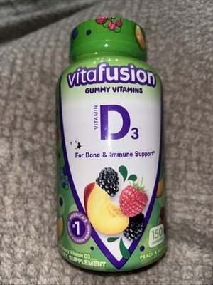 Vitafusion Vitamin D3 Gummy Vitamins - 150ct EXP 04/2026