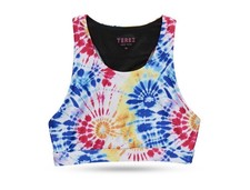 Terez girls sports bra, multi color size 14
