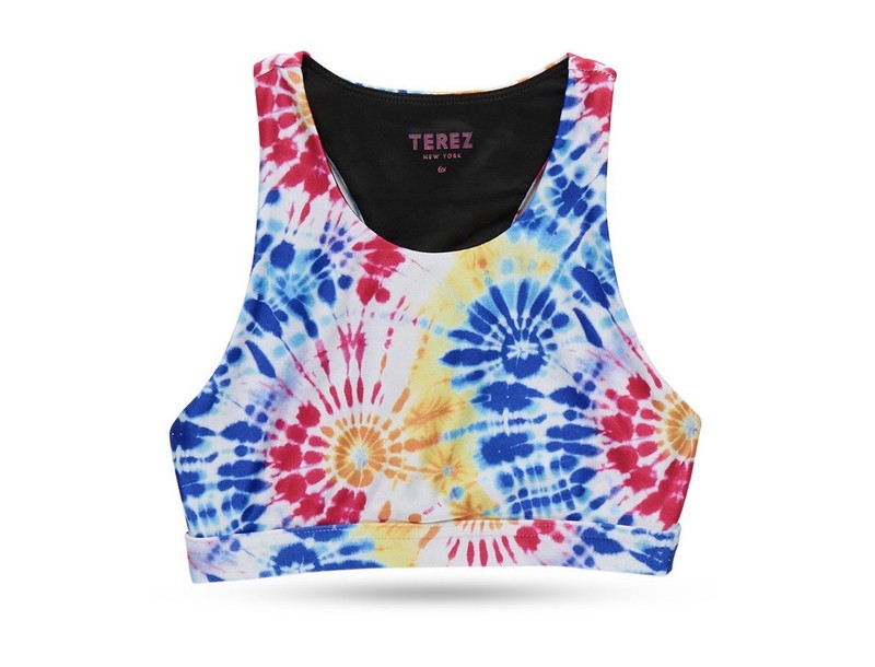 Terez girls sports bra, multi color size 14