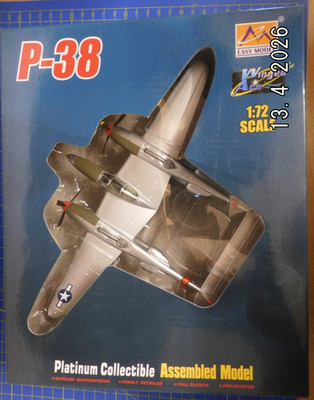 1/72 EASY Model Platinum Collectible P-38L-5-LO  Lightning late 1945 OVP Neuware