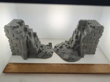 Ruined walls 28mm terrain FAST SHIP|Alternate Wargaming Miniature