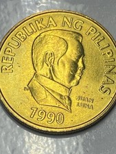 1990 Philippines 25 Sentimos Coin