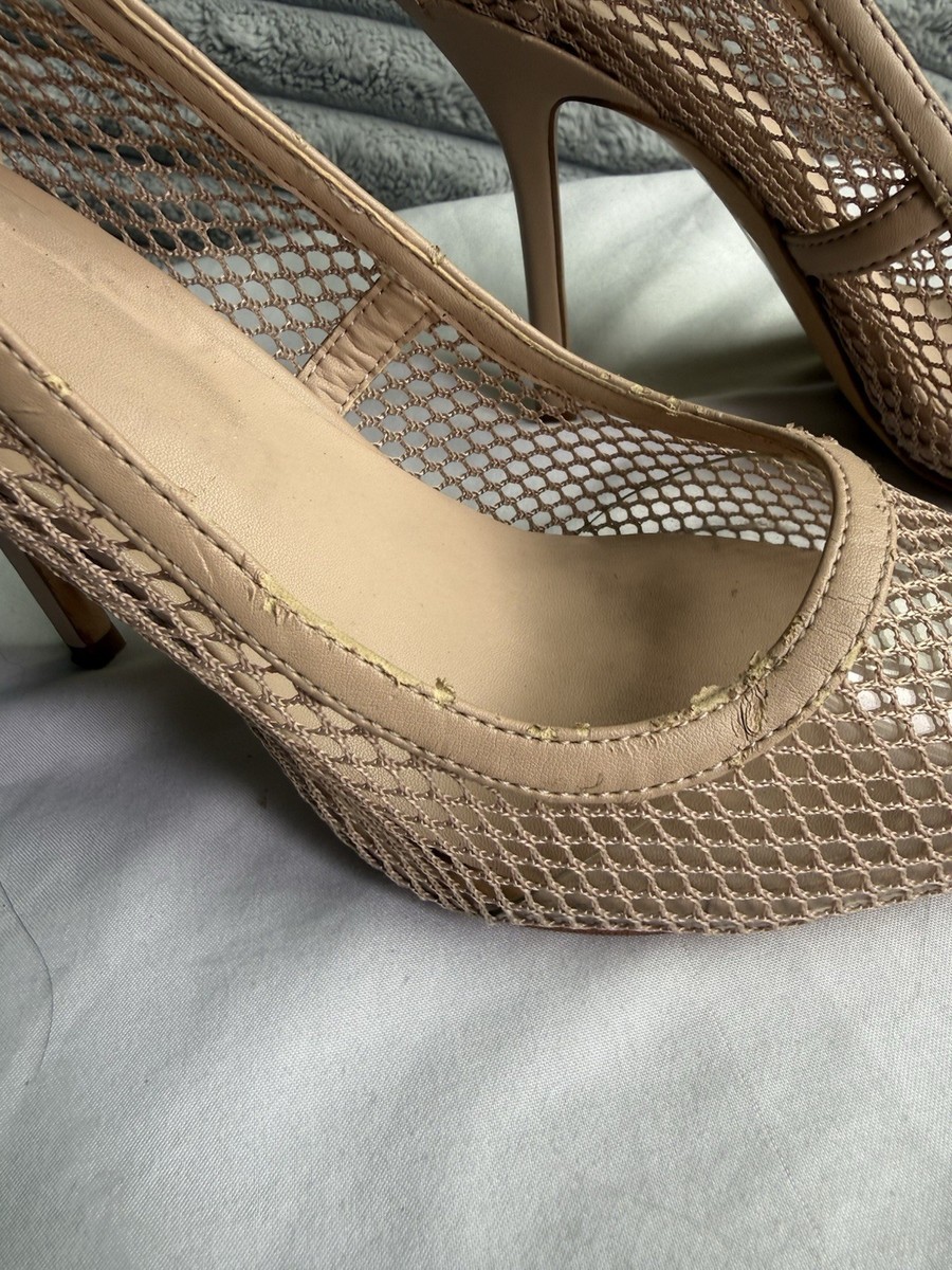 ALDO Monaco Women’s Beige Mesh Pointed Toe Stiletto Slip-On Pumps US 8 EU 38.5 View 6