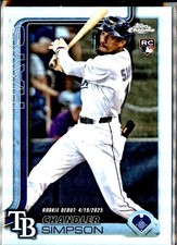 Chandler Simpson 2025 Topps Chrome Update #USC17 Refractors Rookie